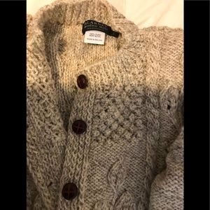 Irish knit authentic wool sweater